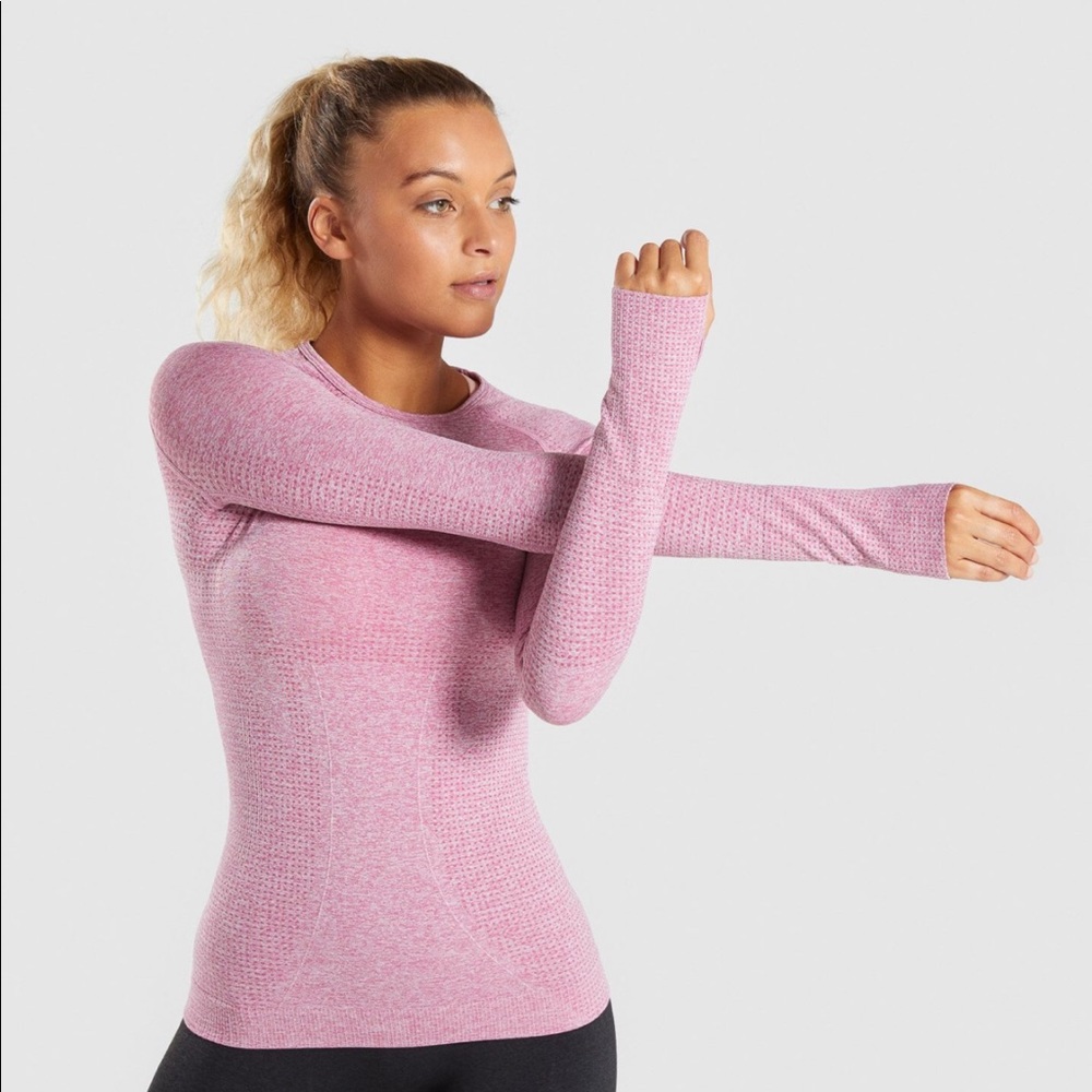 Gymshark Long Sleeve Dusty Pink